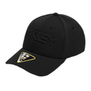 Oakley 6 Panel Stretch Hat Embossed – stretch-fit cap met 6-panel design, gebogen klep en embossed Oakley-logo