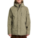 Volcom Stoke Stone II 10K Jacket Wintermoss – waterdicht winterjack in Wintermoss groen met capuchon, voering en subtiele Volcom-branding