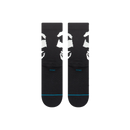 Stance x Misfits Beware Crew Black – zwarte crew sokken met iconische Misfits Beware print en Stance branding