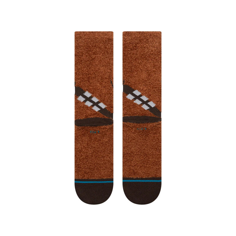 Stance Chewie Crew Brown – bruine Star Wars-sokken met Chewbacca-graphic en medium cushioning