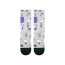 Stance Microbial Crew Stringgrey – grijze antimicrobiële sokken van Stance met medium cushioning en versterkte zones