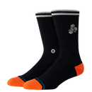 Stance High Roller Crew Black – zwarte crew sokken met casino-thema graphic en Stance branding