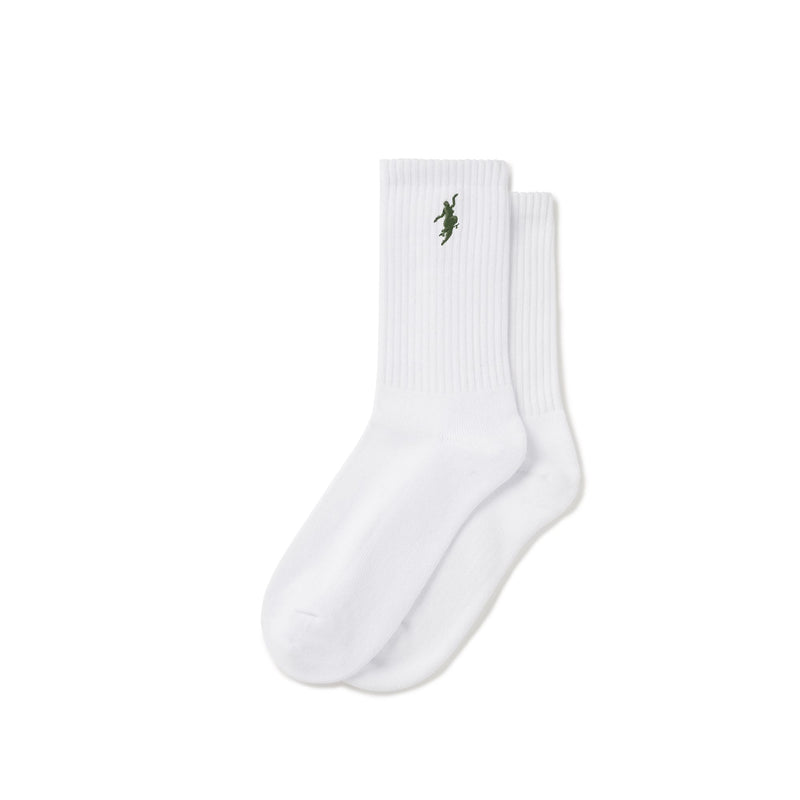 Bestel de Polar Skate Co Rib Socks No Comply White Army Green snel, veilig en gemakkelijk bij Revert 95. Check onze website voor de gehele Polar Skate Co collectie, of kom langs bij onze winkel in Haarlem.