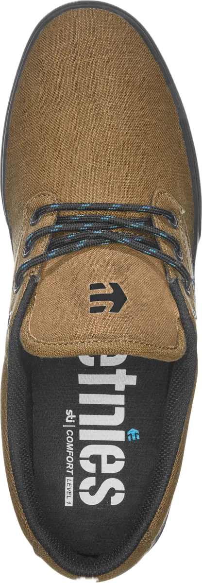 Etnies Jameson 2 Eco Brown Black Gum – eco-vriendelijke low-top skateschoen in bruin/zwart met gumzool