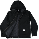 Revert 95 Classic Heavy Duty Work Hooded Jacket – canvas work jacket van cotton duck canvas met quilted recycled polyester lining en Revert 95 branding