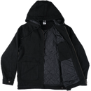 Revert 95 Classic Heavy Duty Work Hooded Jacket – canvas work jacket van cotton duck canvas met quilted recycled polyester lining en Revert 95 branding