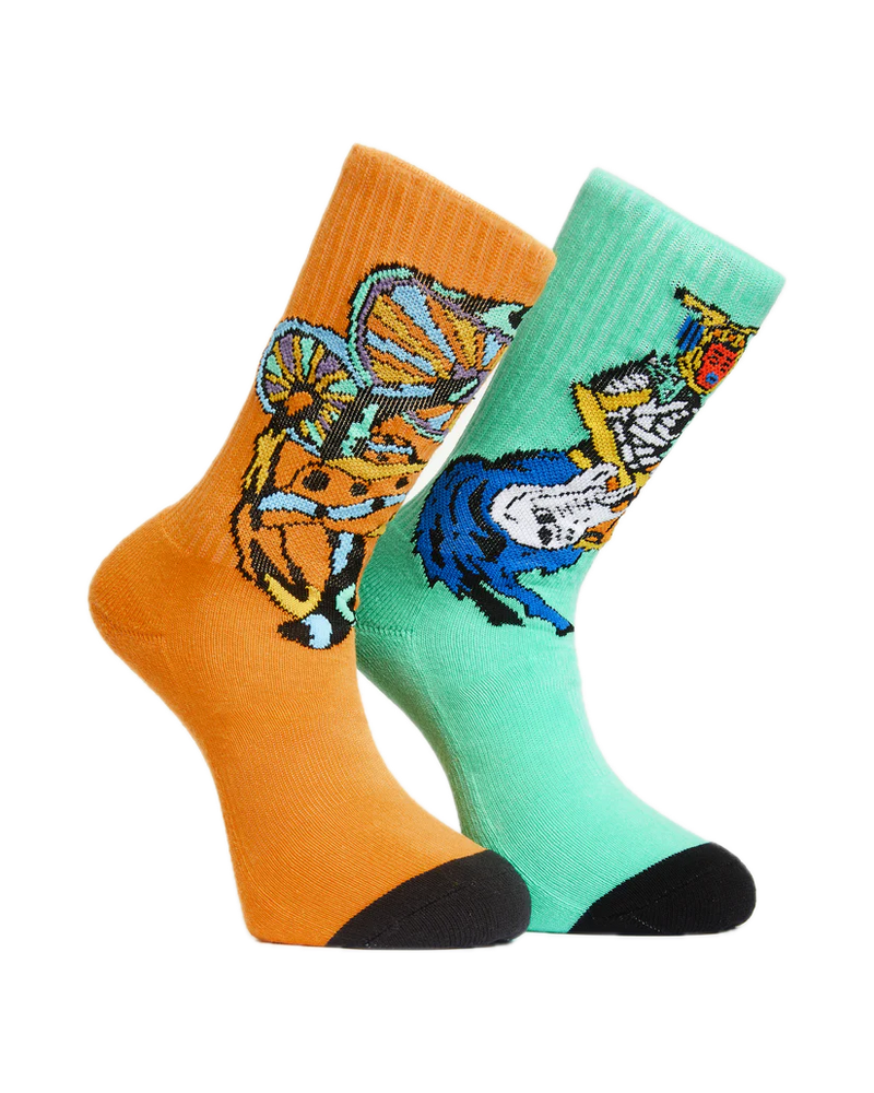 Koop de Volcom Featured Artist Bob Mollema Sock 4 Pack veilig en snel bij Revert 95 online of kom hem checken in de winkel in Haarlem.