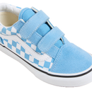 Koop de Vans Old Skool Velcro Checkerboard Light Blue Kids veilig en snel bij Revert 95 online of kom hem checken in de winkel in Haarlem.