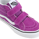 Koop de Vans Sk8-Mid Reissue Velcro Kids Purple 4 tm 8 jaar  veilig en snel bij Revert 95 online of kom hem checken in de winkel in Haarlem.
