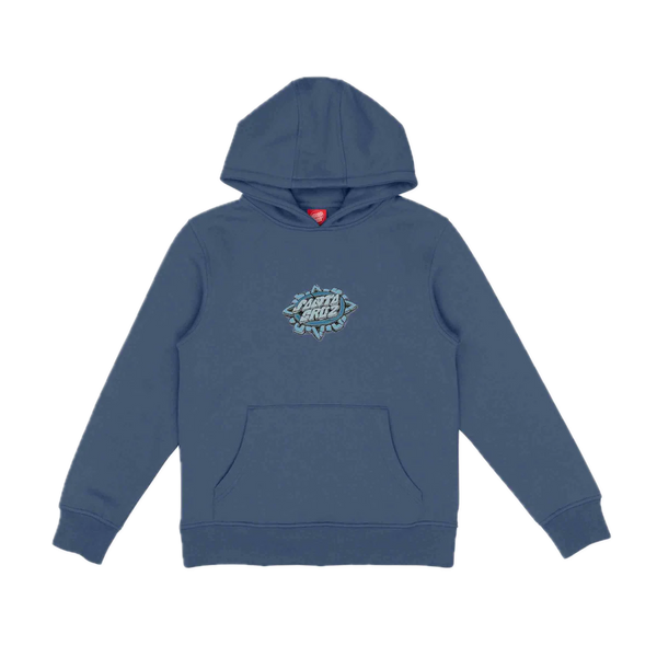 Santa Cruz Youth Winkowski Dog Hoodie Heritage Blue brushed fleece hoodie