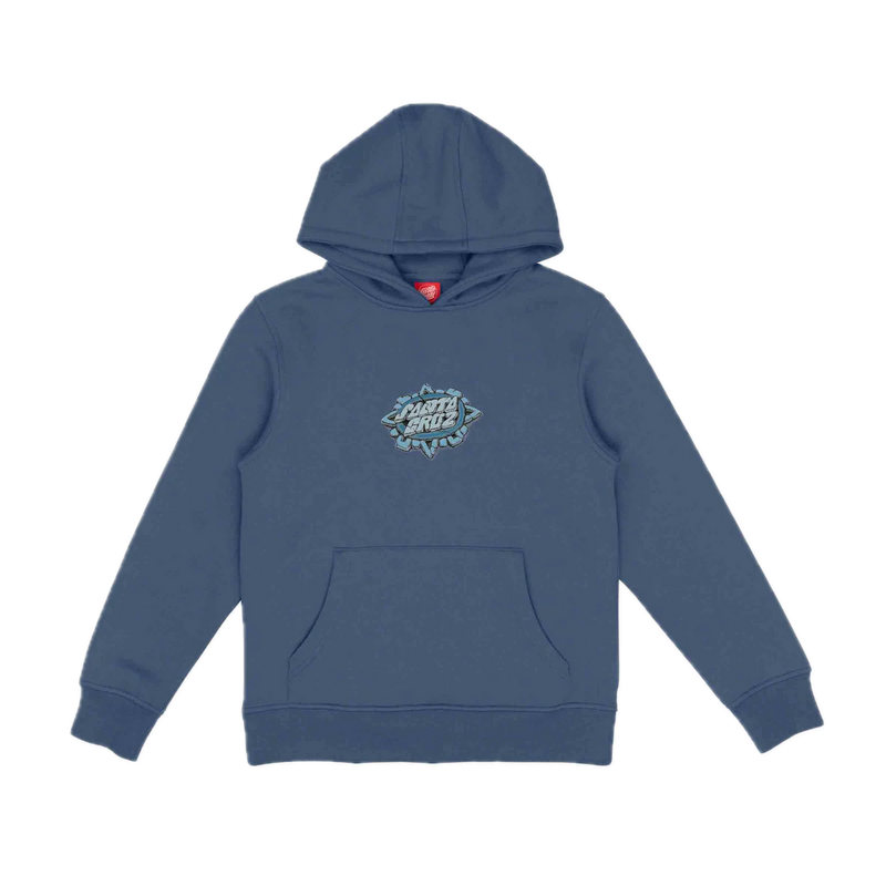 Santa Cruz Youth Winkowski Dog Hoodie Heritage Blue brushed fleece hoodie