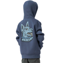 Santa Cruz Youth Winkowski Dog Hoodie Heritage Blue brushed fleece hoodie