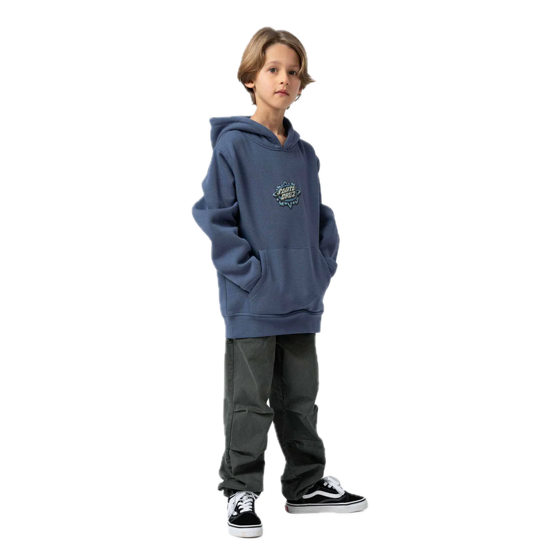 Santa Cruz Youth Winkowski Dog Hoodie Heritage Blue brushed fleece hoodie