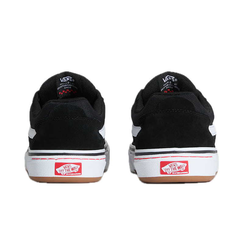 Vans Skate Kyle Walker Wafflecup Black White – pro skateschoen van Kyle Walker met zwart suède/canvas bovenwerk en Wafflecup constructie
