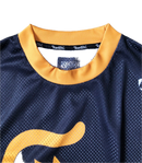 Rumble Speedshop Yellow Saw Jersey geel moto-style jersey met Saw-graphic