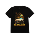 HUF x Thrasher Island Times SS Tee – zwart T-shirt van 100% katoen met Island Times-print van truck, vulkaan en honden