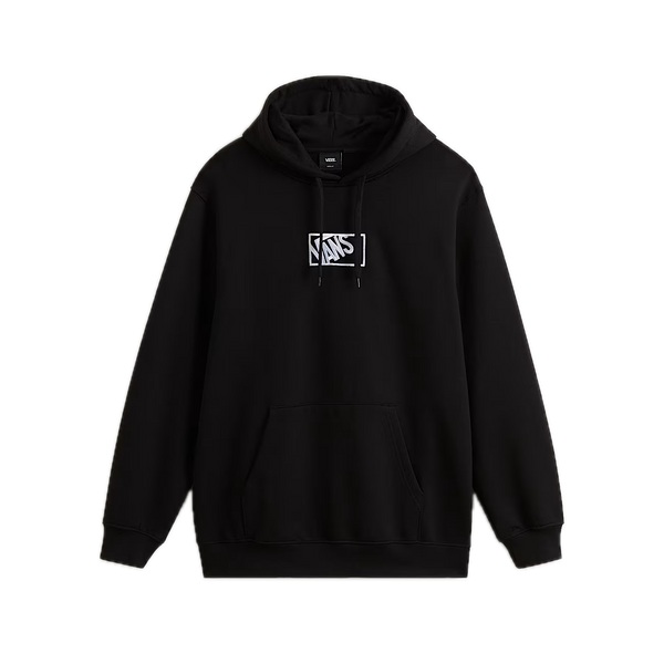Vans Blocked Box Pullover Hoodie Kids Black – zwarte kinderhoodie met Vans Box-logo en capuchon