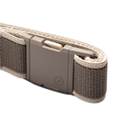 Arcade Belts Carto Slim Dunes Oat – slim fit stretchriem in zandkleur met verstelbare kliksluiting