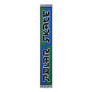 Polar Skate Co Football Scarf Squares. Gebreide sjaal van acrylmix met grafisch blokpatroon en ingeweven Polar-logo’s. Warm, comfortabel en stijlvol.