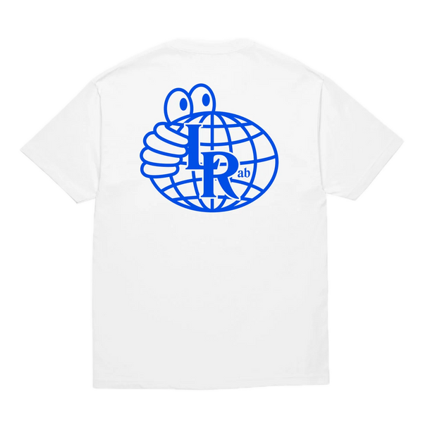 Last Resort AB Atlas Monogram SS Tee White Reflex Blue