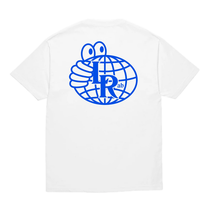 Last Resort AB Atlas Monogram SS Tee White Reflex Blue