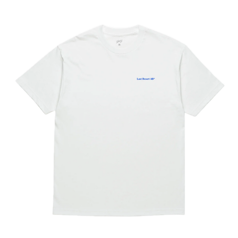 Last Resort AB Atlas Monogram SS Tee White Reflex Blue
