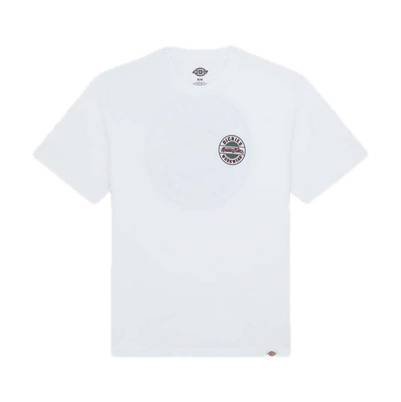 Dickies Circle Tee – basic T-shirt van katoen met regular fit en grote Dickies Circle-logo print op de borst