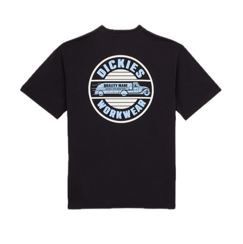 Dickies Circle Tee – basic T-shirt van katoen met regular fit en grote Dickies Circle-logo print op de borst