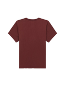 Dickies Youth Mapleton Tee Andorra – bordeauxrood kinder-T-shirt van katoen met regular fit en subtiel Dickies-logo op de borst