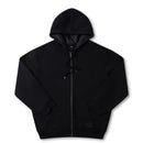 Former Crux Lined Zip Hood Black – premium lined zip hoodie met subtiele branding