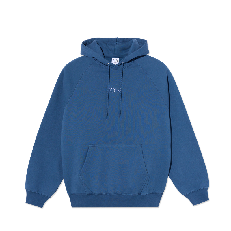Polar Skate Co Default Hoodie Space Blue – hoodie van zware katoenmix met geborduurd Polar-logo op de borst in Space Blue kleur.