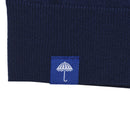 Hélas Horses Crewneck Knit Navy – gebreide sweater met all-over paardenpatroon in navy