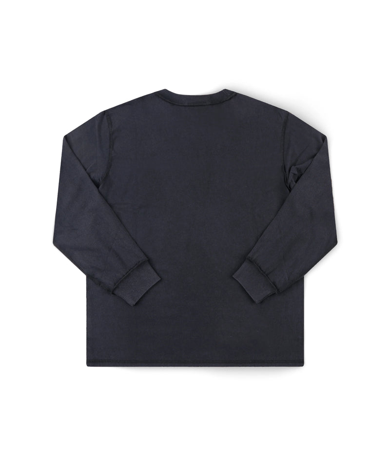 Former Praise LS-Shirt Washed Black – heavyweight longsleeve met washed finish en Praise ruggraphic