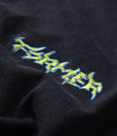 Former Proscription T-shirt – heavyweight tee met chest print en grote Proscription ruggraphic