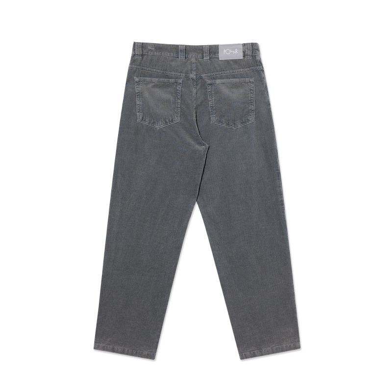 Polar Skate Co '93! Pants Overdyed Cord Blueish Grey – corduroy broek met rechte pasvorm, vijf zakken en Polar-label in overdyed Blueish Grey kleur.