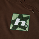 HUF H Star P/O Hoodie zwart fleece hoodie met H-logo en sterprint