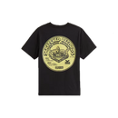 Vans Scratched Records Kids Black – zwart kinder T-shirt met Scratched Records-graphic op borst en rug