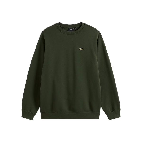 Vans Left Chest II Loose Pullover Dried Kelp – hoodie in warme dried kelp kleur met loose fit en subtiel Vans-logo