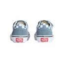 Vans Old Skool Velcro Color Theory Checkerboard Stormy Weather Junior – junior sneaker met klittenbandsluiting, stormy weather blauw en checkerboard-details