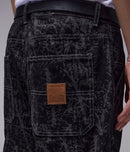 Former Turmoil Distend Pant Black – wide tapered pants met minimalistische Former-stijl