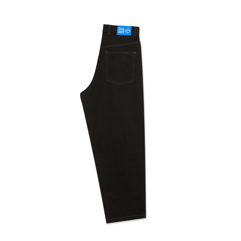 Polar Skate Co Big Boy Pants Black Dark Olive – loose fit denim broek met Big Boy patch in zwart/donker olijf