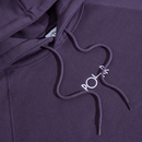 Polar Skate Co Default Hoodie Dark Violet – donkerpaarse hoodie van zwaar katoen met geborduurd Polar-logo
