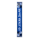 Polar Skate Co Football Scarf Checkers – gebreide sjaal met checkerboard patroon en Polar-logo’s