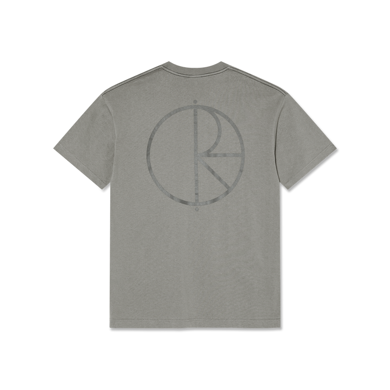 Polar Skate Co Contrast Tee Stroke Logo Grey