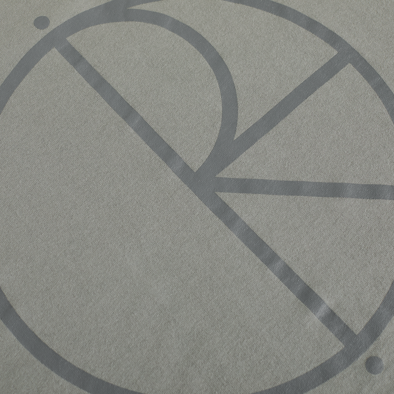 Polar Skate Co Contrast Tee Stroke Logo Grey