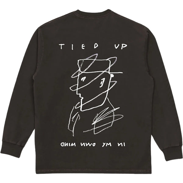 Polar Skate Co LS Tee Tied Up – longsleeve T-shirt met artistieke Tied Up graphic