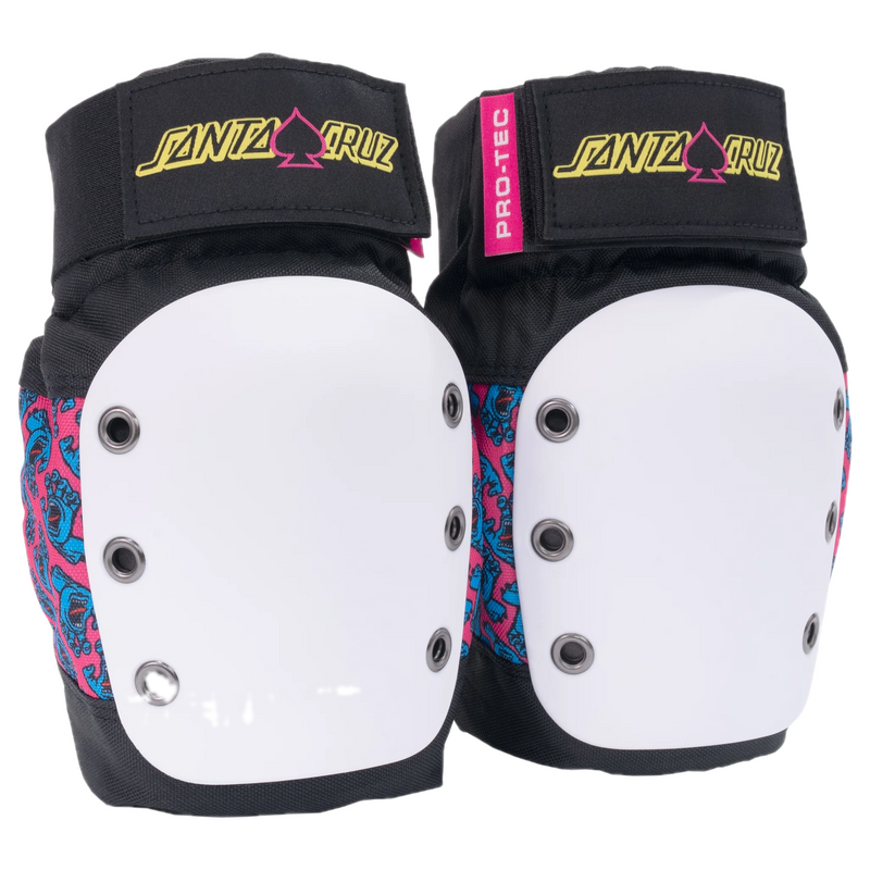 Pro-Tec Pads X Santa Cruz Street Gear Junior 3 Pack – kinder beschermingsset met knie-, elleboog- en polsbeschermers in Santa Cruz x Pro-Tec design