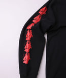 Former Ode Crew Black – premium zwarte crewneck met subtiele Ode branding