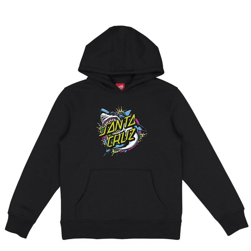 Youth Shark Dot Front Santa Cruz Youth Hood