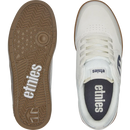 Detail van de Michelin rubber outsole van de Etnies Kids Marana White White Navy.